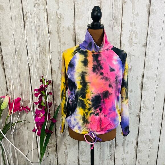Lush - Tie Dye Mock Neck Sweater - Picture 3 of 10